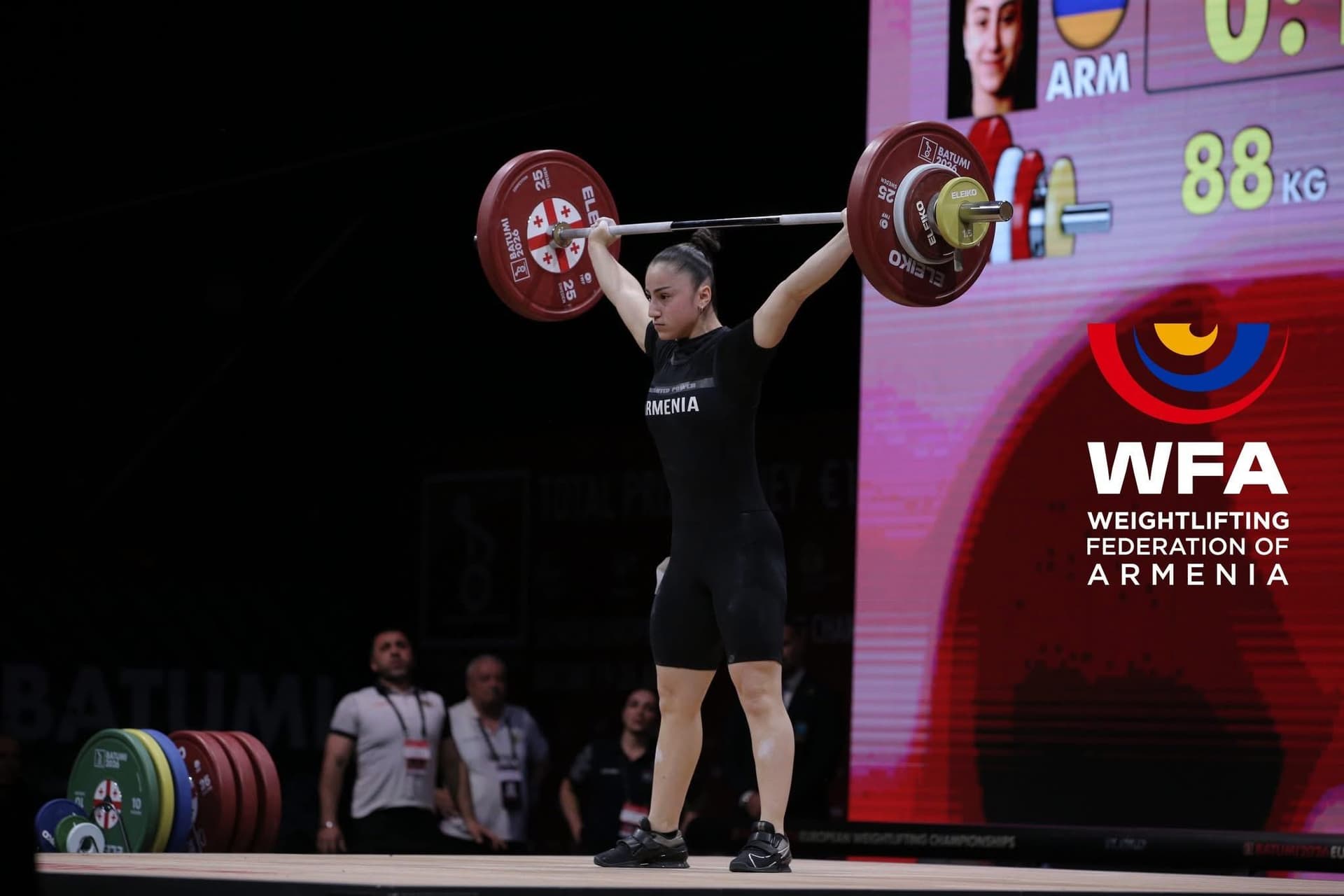 Armenia's Alexandra Grigoryan Wins Silver at European Weightlifting Championships