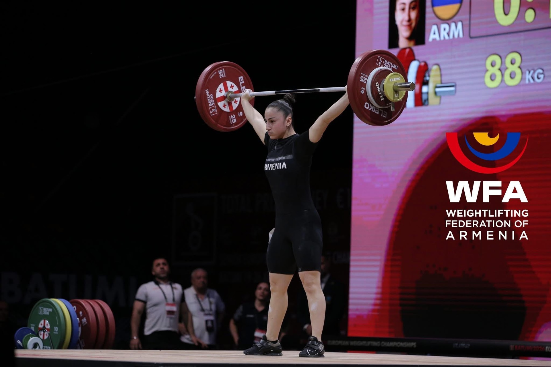 Armenia's Alexandra Grigoryan Wins Silver at European Weightlifting Championships