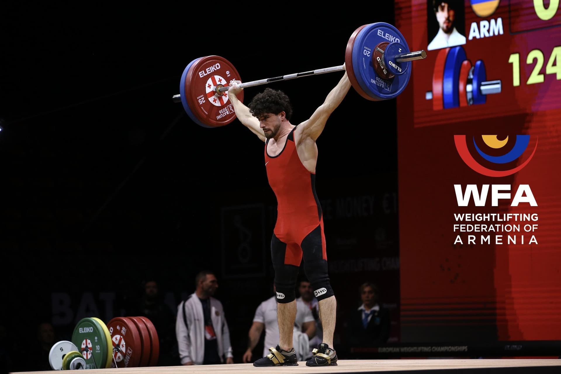 Armenia's Garnik Cholakyan Wins Silver at European Weightlifting Championships